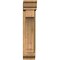 Ekena Millwork Imperial Traditional Rough Sawn Bracket w/ Offset Brace, Western Red Cedar, 6"W x 16"D x 28"H BKT0604X16X28IMP01RWR - alternate 4